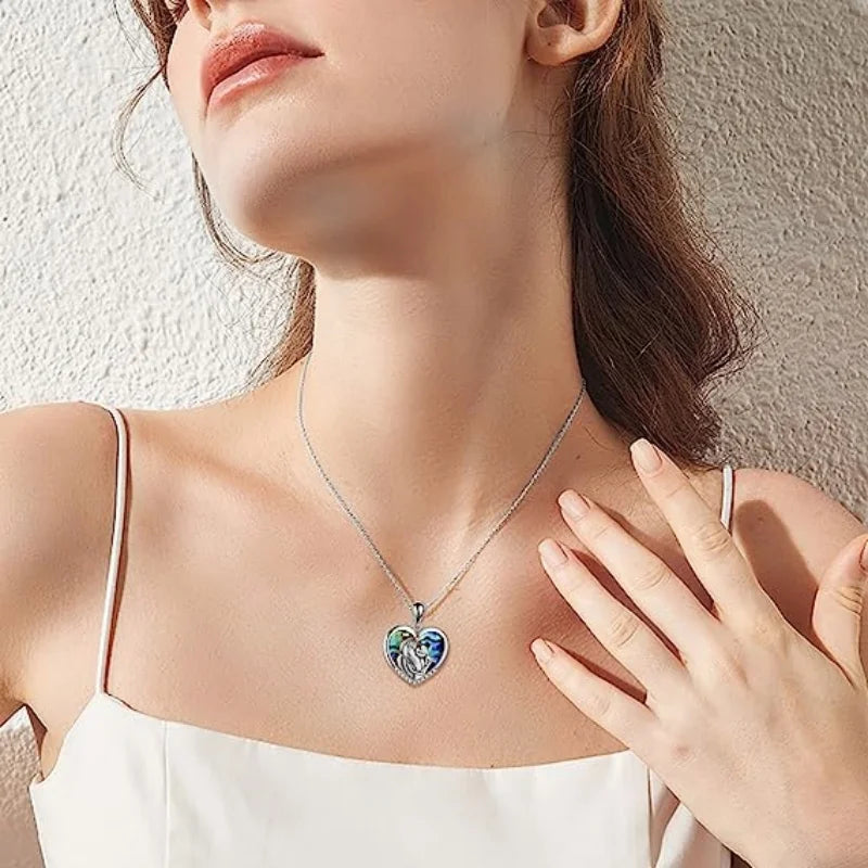 Heart Horse Necklace