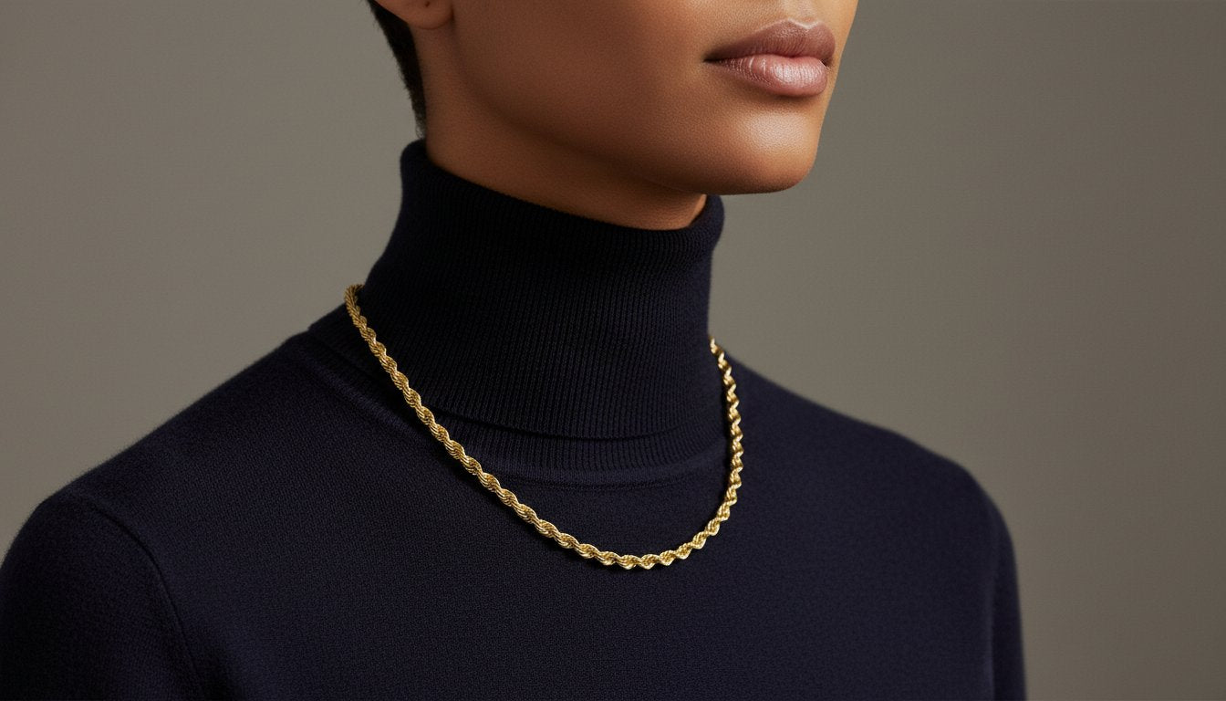 Minimal Rope Chain Rope Chain: The Ultimate Guide to This Timeless Jewelry Staple ...