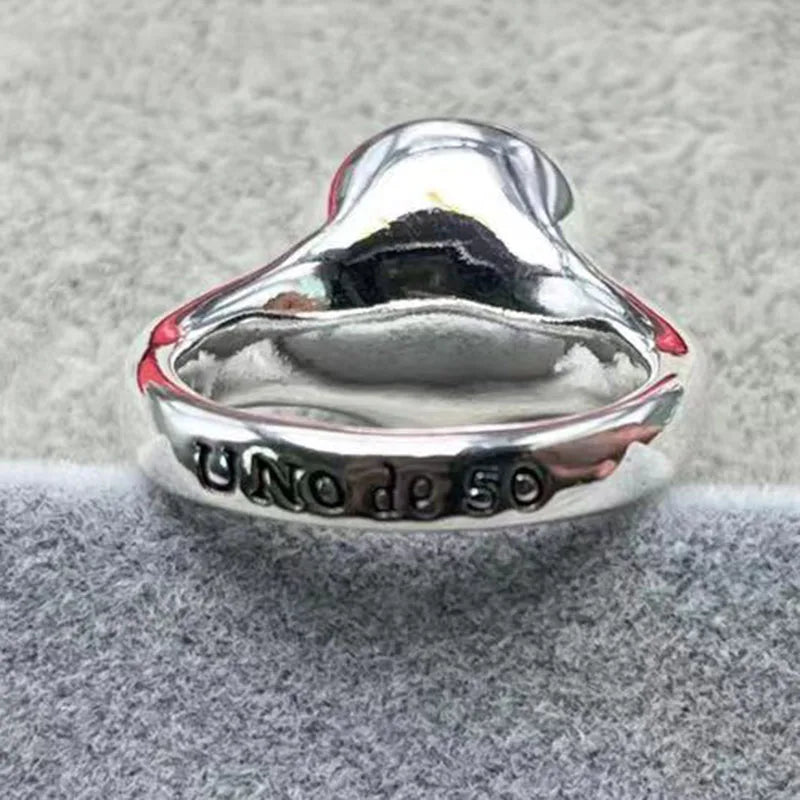 2023 New UNOde50 Hot Selling High Quality, Exquisite Gem Ring, Romantic Jewelry Gift for Women in Europe and America