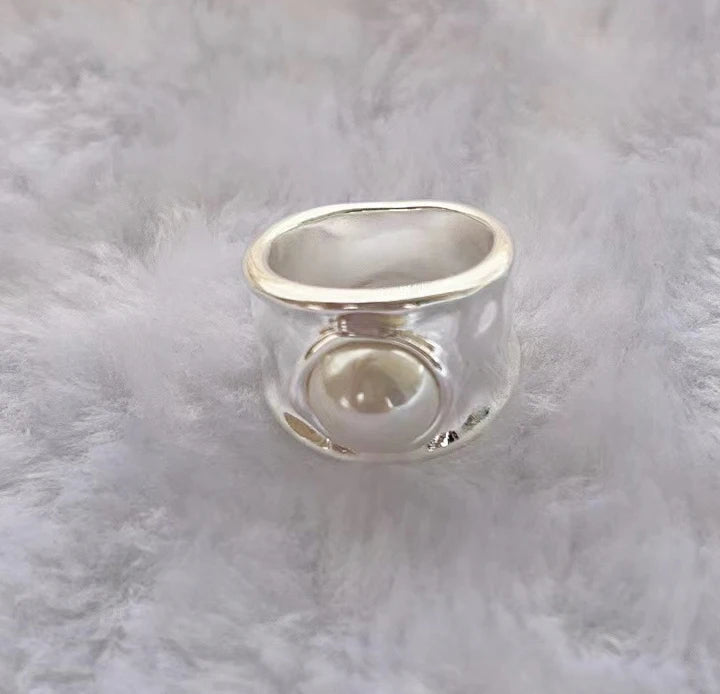 2023 New UNOde50 Fashion Silver Plated 925 Delicate  White Pink Gem Ring Women's Romantic Holiday Gift
